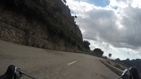 Time-lapse downhill in Soller Video stock 56292173