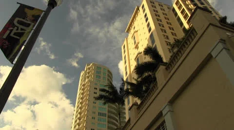 Time Lapse of downtown condos Florida Stock Footage 25157967
