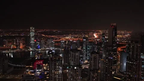 Time lapse of downtown Dubai Stock Footage 222573572