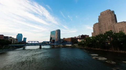 A time-lapse of downtown Stock Footage 137611121