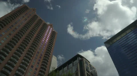 Time lapse Downtown Houston 스톡 동영상 24865739