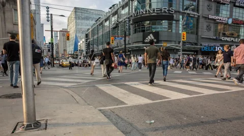 Time lapse downtown Toronto Vídeos de archivo 68595722