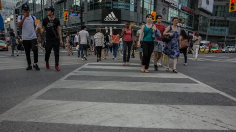 Time lapse downtown Toronto Stock Footage 68598379