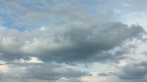 Time lapse dramatic clouds and blue sky Long Stock Footage 23183254