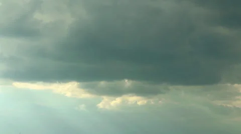 Time lapse dramatic clouds and sunshine Stock Footage 23227195
