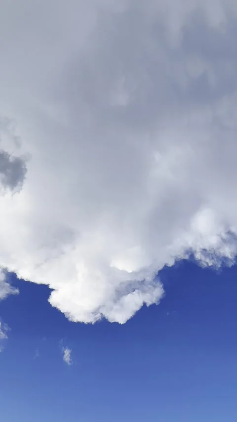 Time Lapse Dramatic Clouds Over Blue Sky Stock Footage 346075041