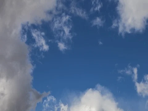 Time lapse - dramatic cloudscape Stock Footage 72937375