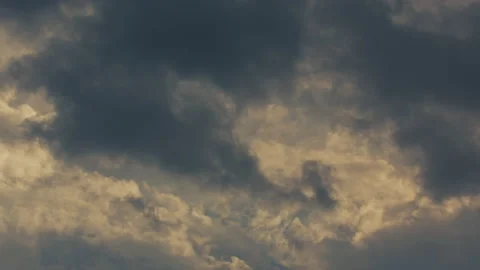 Time lapse of dramatic sky Stock Footage 145260187