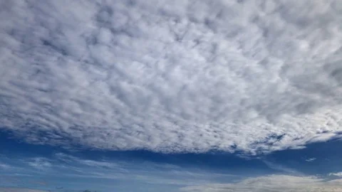 Time lapse of dramatic sky with stormy clouds before sunset Stock Footage 80353098