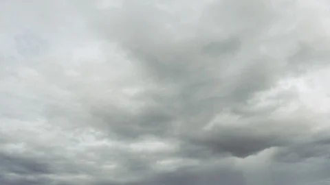 Time Lapse of Dramatic sky with stormy clouds before rain and thunderstorm. Stock Footage 94224219