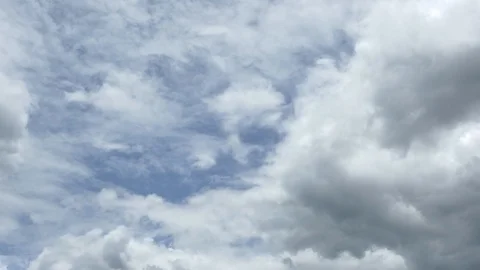 Time Lapse of Dramatic sky with stormy clouds before rain and thunderstorm. Stock Footage 94226207