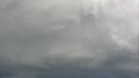 Time Lapse of Dramatic sky with stormy clouds before rain and thunderstorm. Stock Footage 94229823