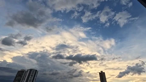 Time-lapse of the dramatic transition from a sunset Stock Footage 331046917