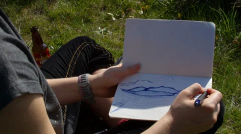 Time Lapse Drawing Stock Footage 36633957