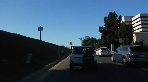 Time Lapse Drive on 405 freeway in Los Angeles DAY Stock Footage 21025721