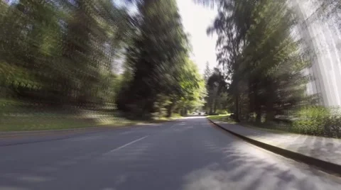 Time Lapse of a drive through Stanley Park, Vancouver, BC Stock Footage 45518823