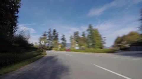 Time Lapse of a drive through Stanley Park, Vancouver, BC Stock Footage 45520370