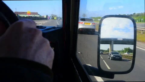 Time lapse  driver travelling on the A64 leeds united kingdom Stock Footage 108102017