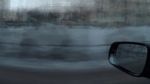 Time lapse from the driver's window Video stock 48890478