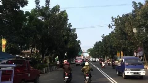 Time lapse of driving in Asia Stock Footage 50561353