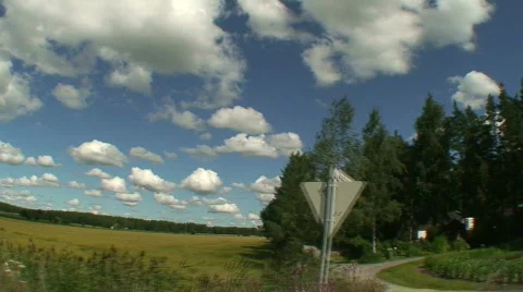 Time-lapse of driving car 3 Stock Footage 86856