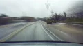 Time lapse - driving in heavy rain - 3 - suburban area Video HD