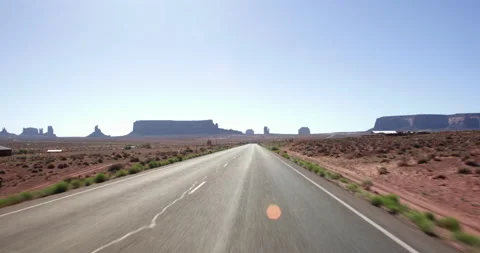 Time Lapse Driving Monument Valley Arizona Stock Footage 209179484