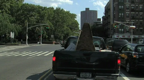 Time Lapse, Driving Over the Williamsburg, Bridge Stock Footage 479515
