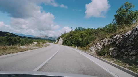 Time-lapse of driving road Stock Footage 129823094