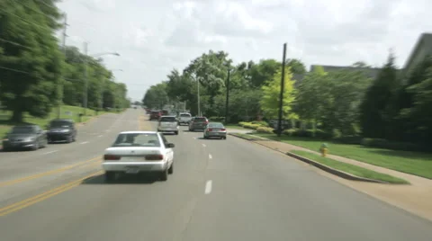 Time Lapse Driving through a City Stock Footage 49988158