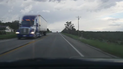 Time-lapse of driving through Moab and The Spanish Valley Video stock 62438560