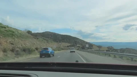 Time lapse driving through mountains Stock Footage 141867555