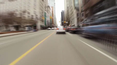 Time lapse driving through Vancouver BC Stock Footage 35914509