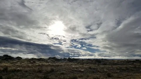Time Lapse Driving Through Very Large Array in New Mexico Desert Stock Footage 83054482