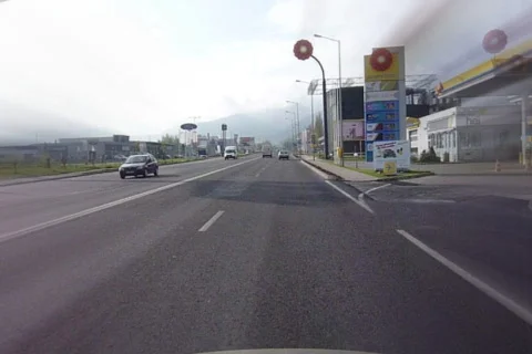 Time lapse driving,chaotic zoom Stock Footage 837637