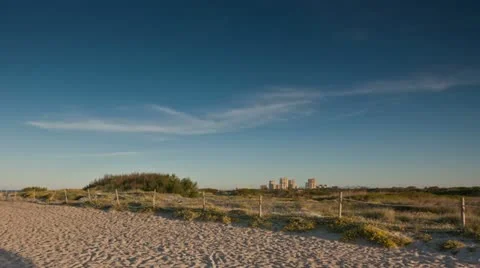 Time Lapse of Duna Restaurant in the beach of Valencia 動画素材 11067521