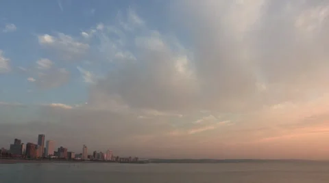 A time lapse of Durban Vídeos de archivo 23981321