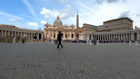 Time lapse during Pope Francis Angelus prayer - 4K - ProRes Stock Footage 157002889