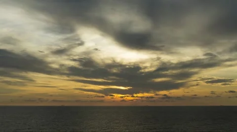 Time-lapse during sunset on chopper helideck view. Stock Footage 55838094
