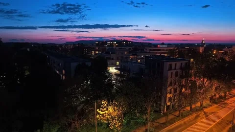 Time lapse dusk in Krakow Stock Footage 274149119