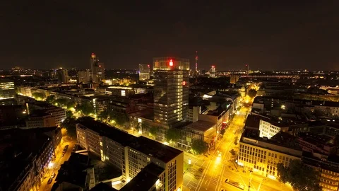 Time lapse of Dusseldorf Video stock 110776051