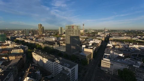 Time lapse of Dusseldorf Stock Footage 110778259