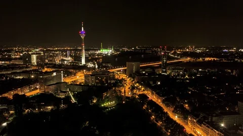 Time lapse of Dusseldorf Vidéo 110782065