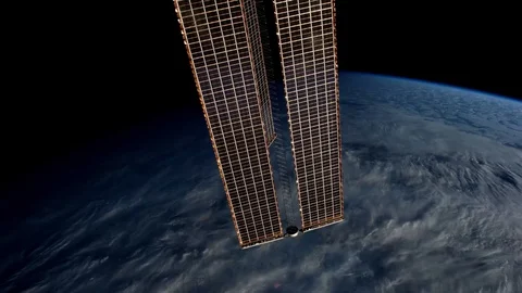 Time-lapse of Earth from International Space Station of NASA - 2015 Stock Footage 94382797