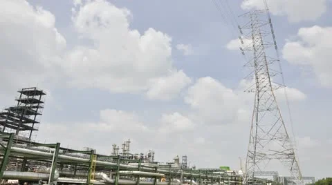 Time Lapse of Electric Post Stock Footage 20448379