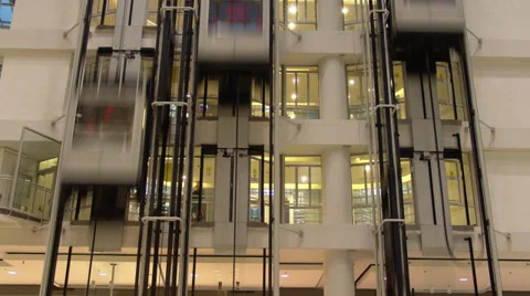Time Lapse Elevators, Toronto Stock Footage 34689962