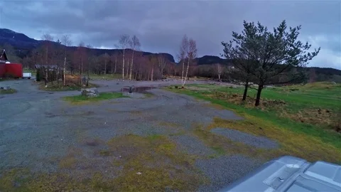 Time lapse of empty camping site in Norway 動画素材 91555586