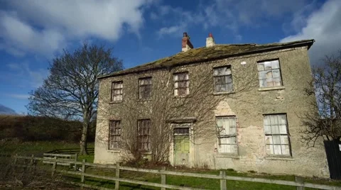 Time lapse of empty hall near Leeds Yorkshire UK Stock Footage 47323965