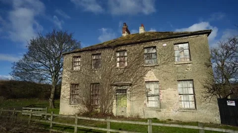 Time lapse by empty hall near Leeds Yorkshire UK Stock Footage 47324111