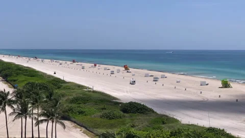 Time Lapse of Empty Miami Beach Stock Footage 134299892